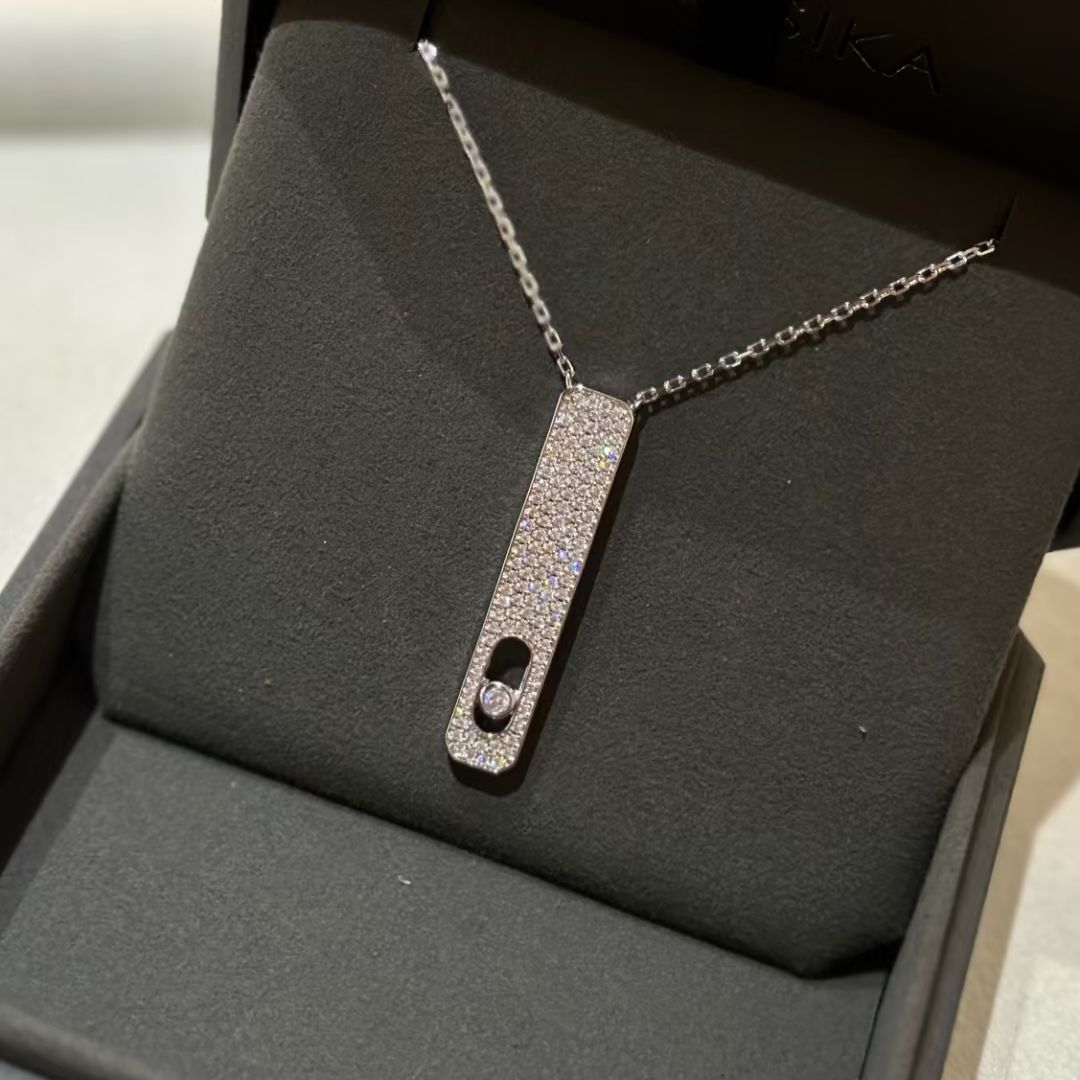 [Noble Aura jewelry]MY FIRST DIAMOND PAVED NECKLACE