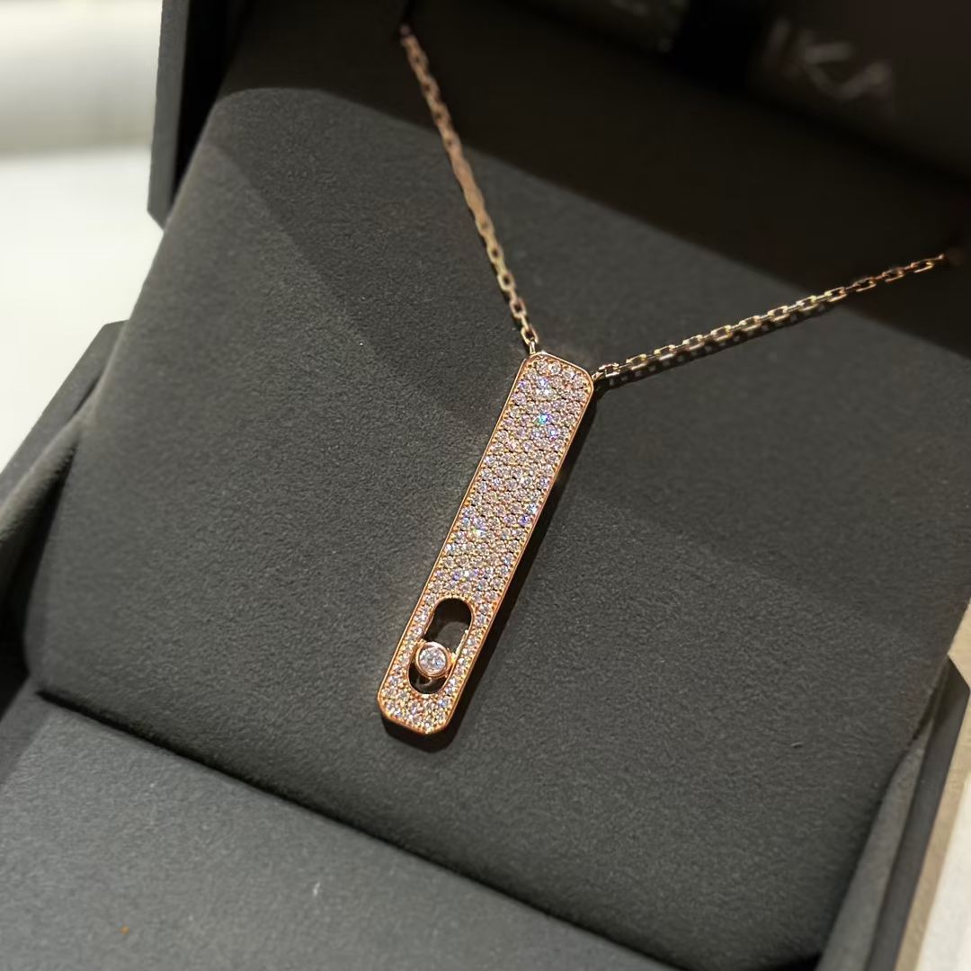 [Noble Aura jewelry]MY FIRST DIAMOND PAVED NECKLACE