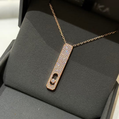 [Noble Aura jewelry]MY FIRST DIAMOND PAVED NECKLACE