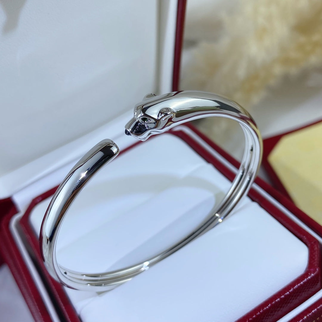 [Noble Aura jewelry]PANTHERE SILVER OPEN BRACELET