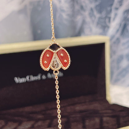 [Noble Aura jewelry]LUCKY SPRING 1 MOTIF PINK GOLD BRACELET