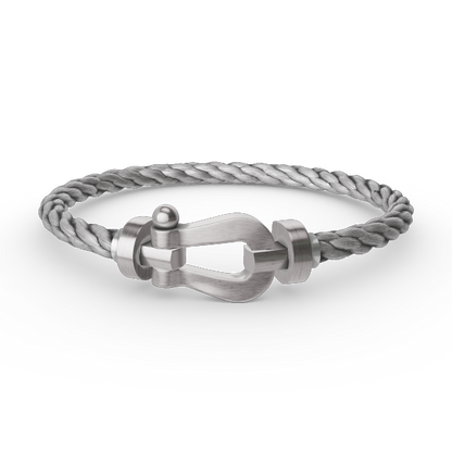 [Noble Aura jewelry]FORCE LARGE HORSESHOE NO DIAMOND BRACELET SILVER