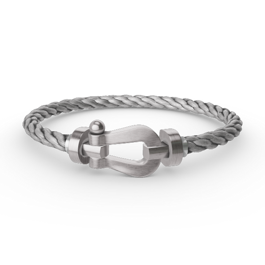 [Noble Aura jewelry]FORCE LARGE HORSESHOE NO DIAMOND BRACELET SILVER