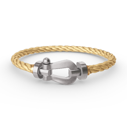 [Noble Aura jewelry]FORCE LARGE HORSESHOE NO DIAMOND BRACELET SILVER