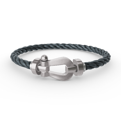 [Noble Aura jewelry]FORCE LARGE HORSESHOE NO DIAMOND BRACELET SILVER