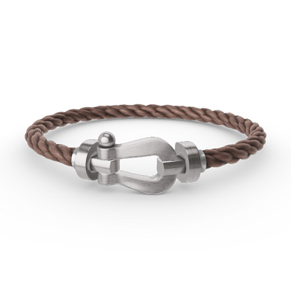 [Noble Aura jewelry]FORCE LARGE HORSESHOE NO DIAMOND BRACELET SILVER