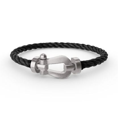 [Noble Aura jewelry]FORCE LARGE HORSESHOE NO DIAMOND BRACELET SILVER