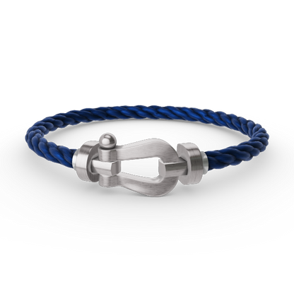 [Noble Aura jewelry]FORCE LARGE HORSESHOE NO DIAMOND BRACELET SILVER