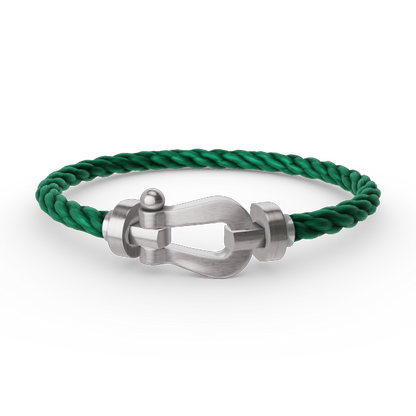 [Noble Aura jewelry]FORCE LARGE HORSESHOE NO DIAMOND BRACELET SILVER