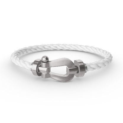 [Noble Aura jewelry]FORCE LARGE HORSESHOE NO DIAMOND BRACELET SILVER