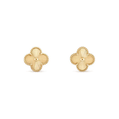 [Noble Aura jewelry]CLOVER MEDIUM 1 MOTIFS LASER EARRINGS