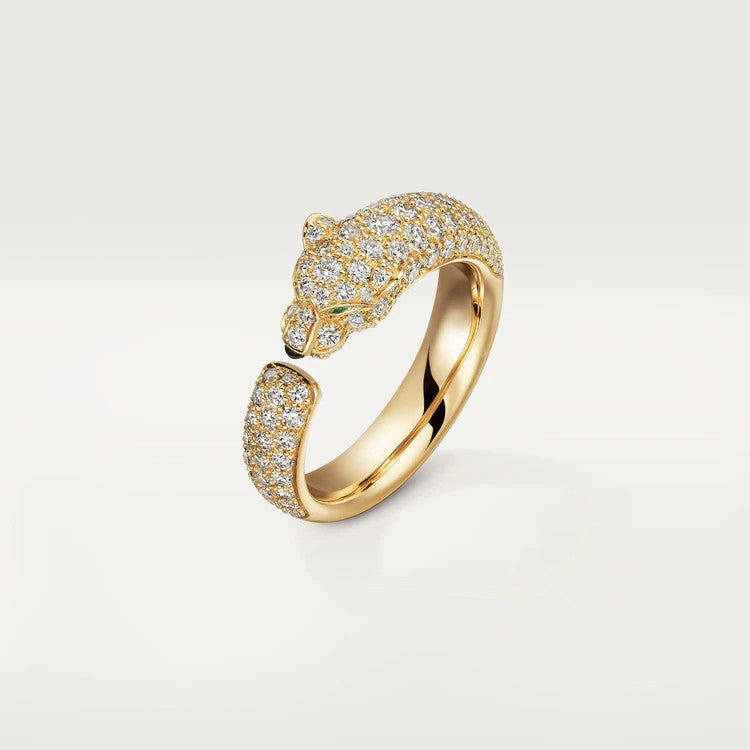 [Noble Aura jewelry]PANTHERE PINK GOLD DIAMOND RING