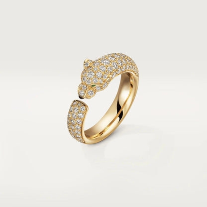 [Noble Aura jewelry]PANTHERE PINK GOLD DIAMOND RING