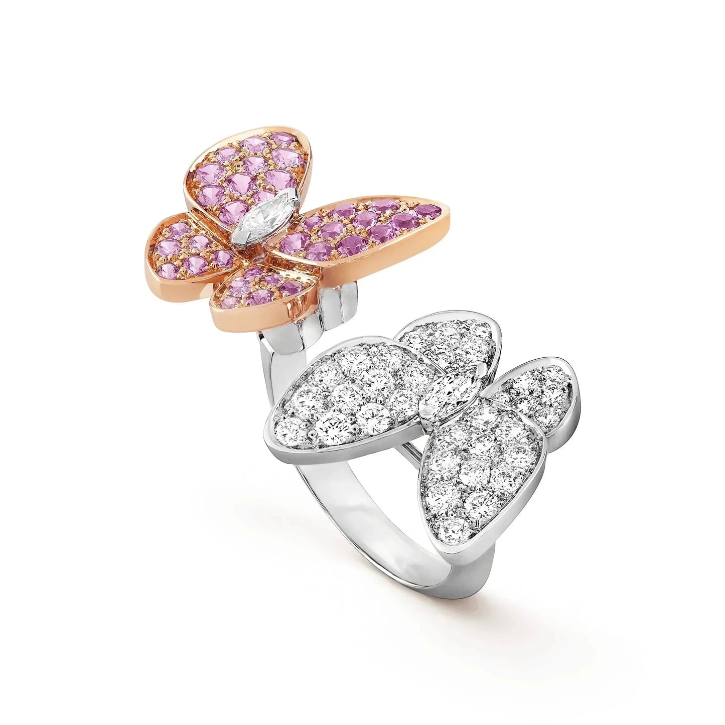 [Noble Aura jewelry]TWIN BUTTERFLY DIAMOND RING